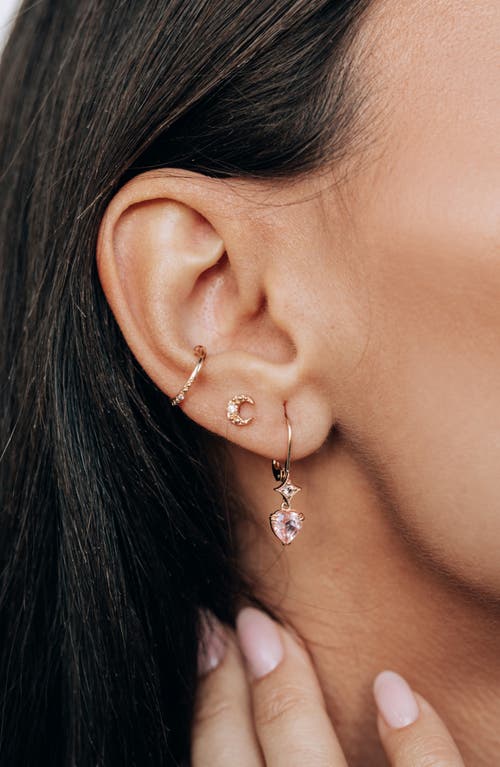 Anzie Jac + Jo Heart Drop Earrings