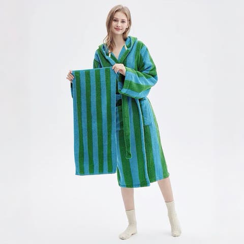 Ultra Soft Absorbent Terra Stripe Towel