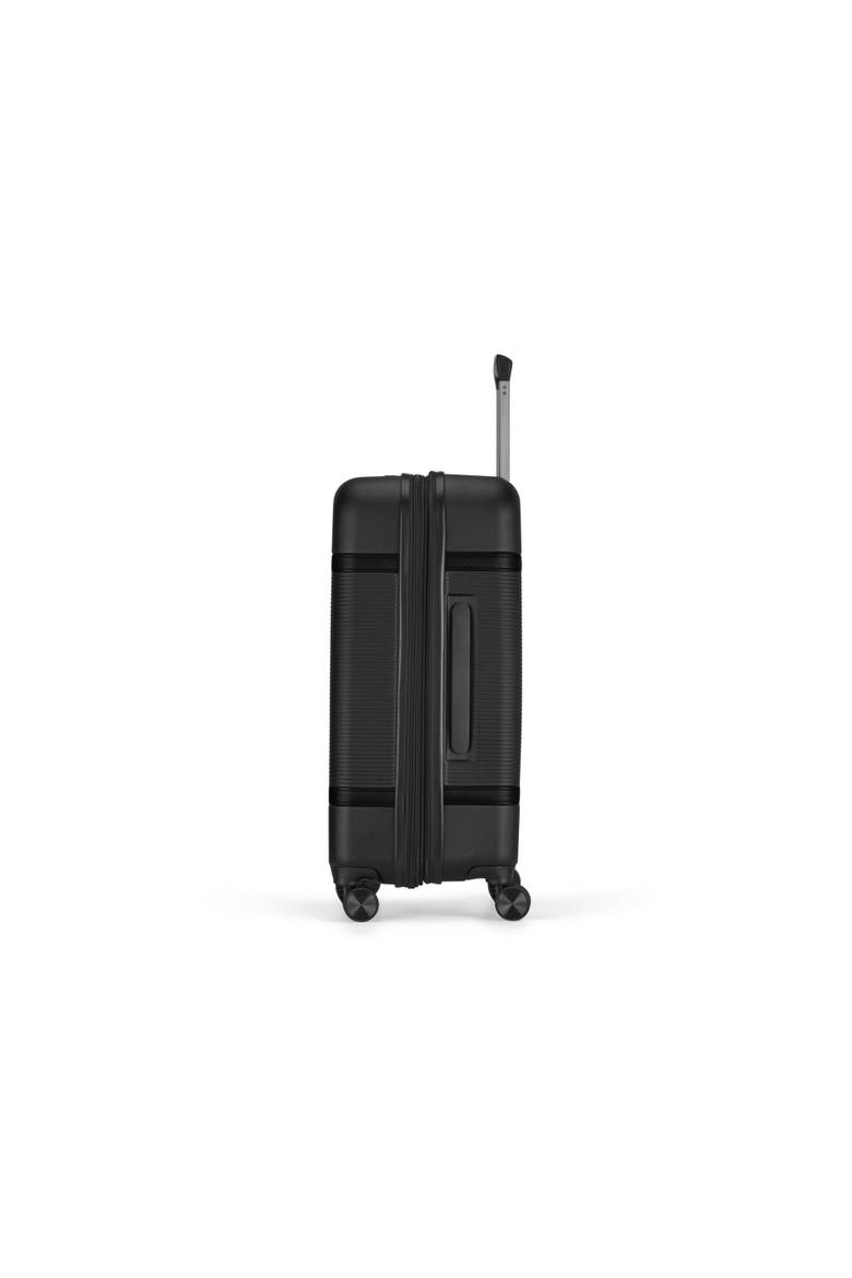Wellington Hardside Medium Luggage with TSA Lock, Alternate, color, Black