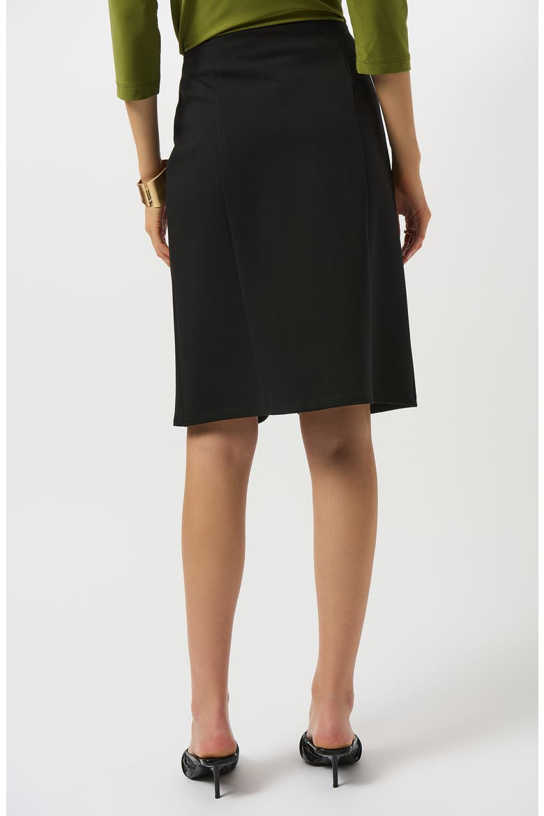Front Zip Knit Skirt, Alternate, color, BLACK