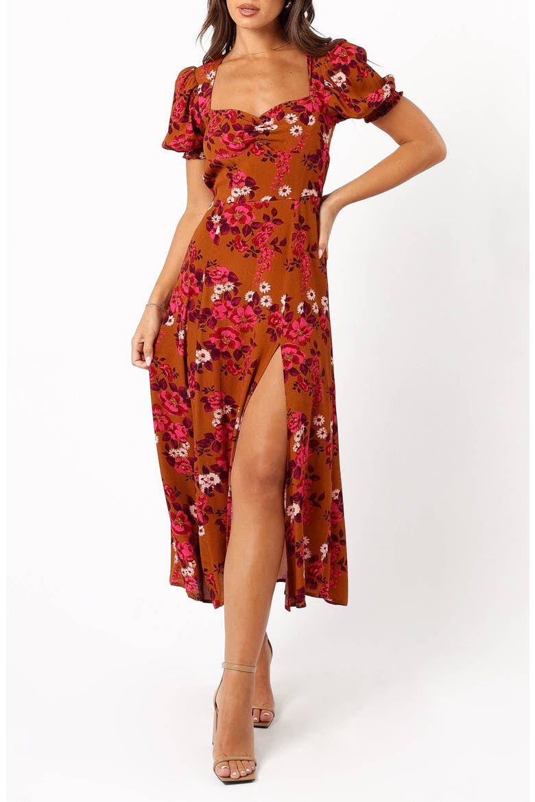 Kirby Midi Dress, Main, color, VINTAGE GARDEN
