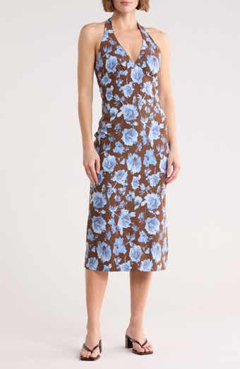 Leith Halter Neck Midi Dress