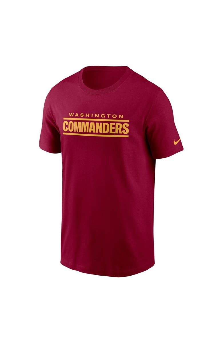 Nike Men's Nike Burgundy Washington Commanders Wordmark T-Shirt, Alternate, color, Burgundy