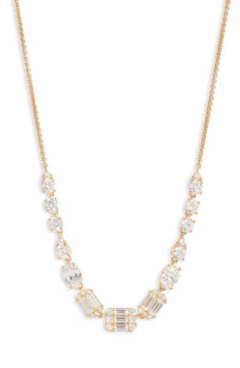 Nadri Cubic Zirconia Frontal Necklace