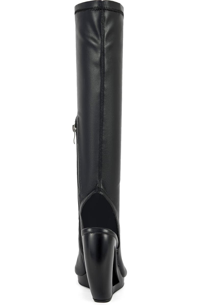 AZALEA WANG Ilyssa Peep Toe Boot, Alternate, color,