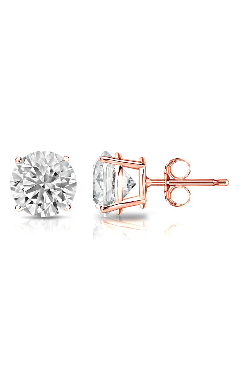SUZY LEVIAN Cubic Zirconia Stud Earrings, Alternate, color, Rose