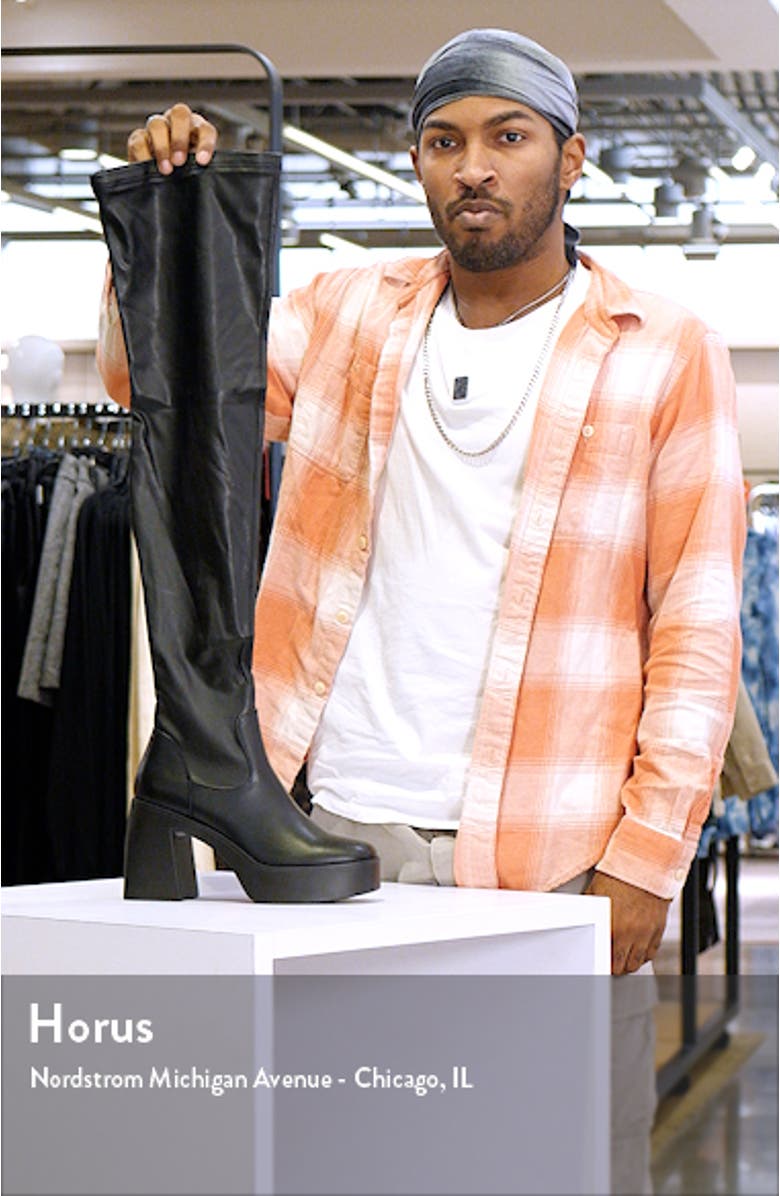 Adrianne Over the Knee Platform Boot, sales video thumbnail