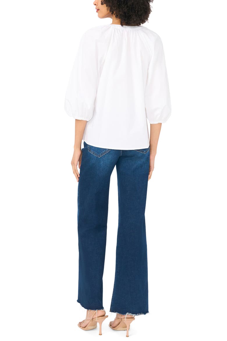 Raglan Puff Sleeve Top, Alternate, color, ULTRA WHITE