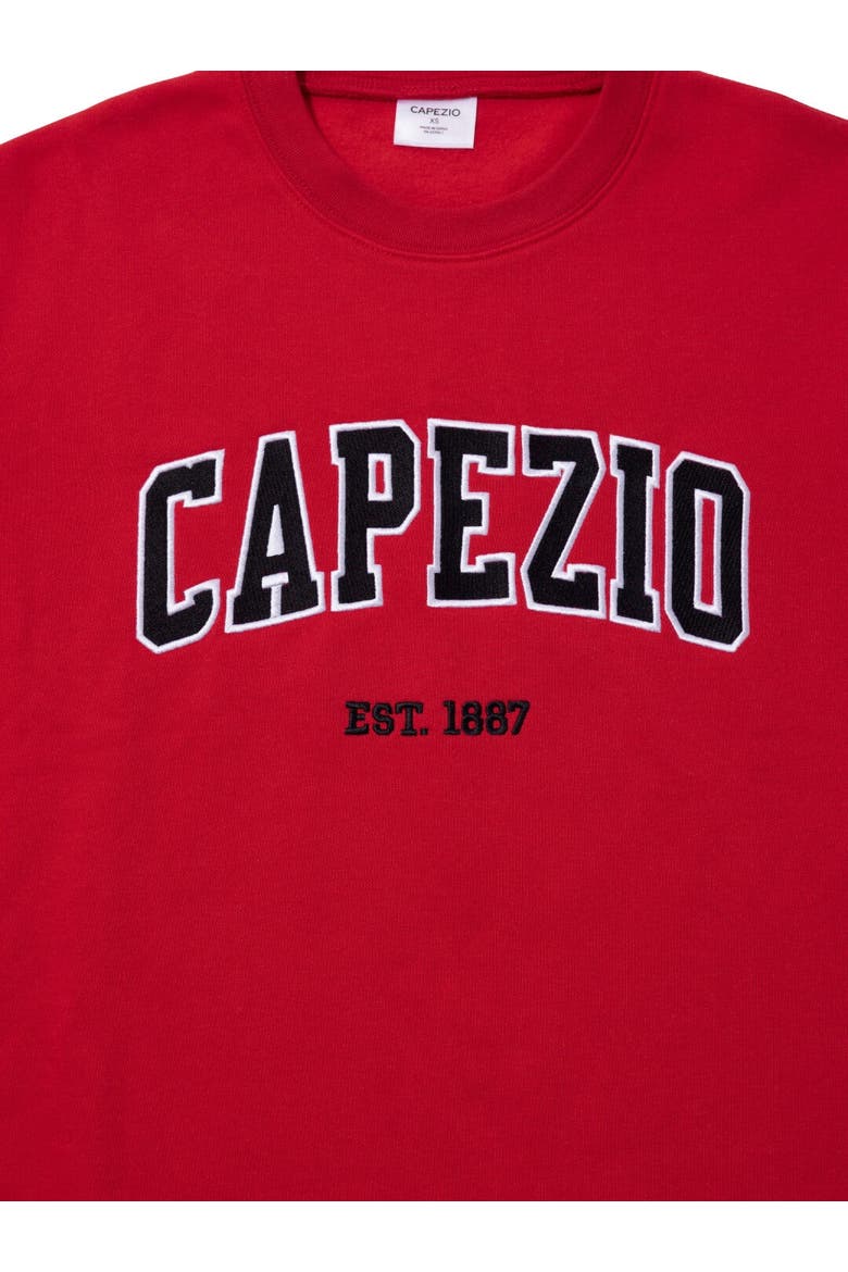 Varsity Sweatshirt, Alternate, color, red
