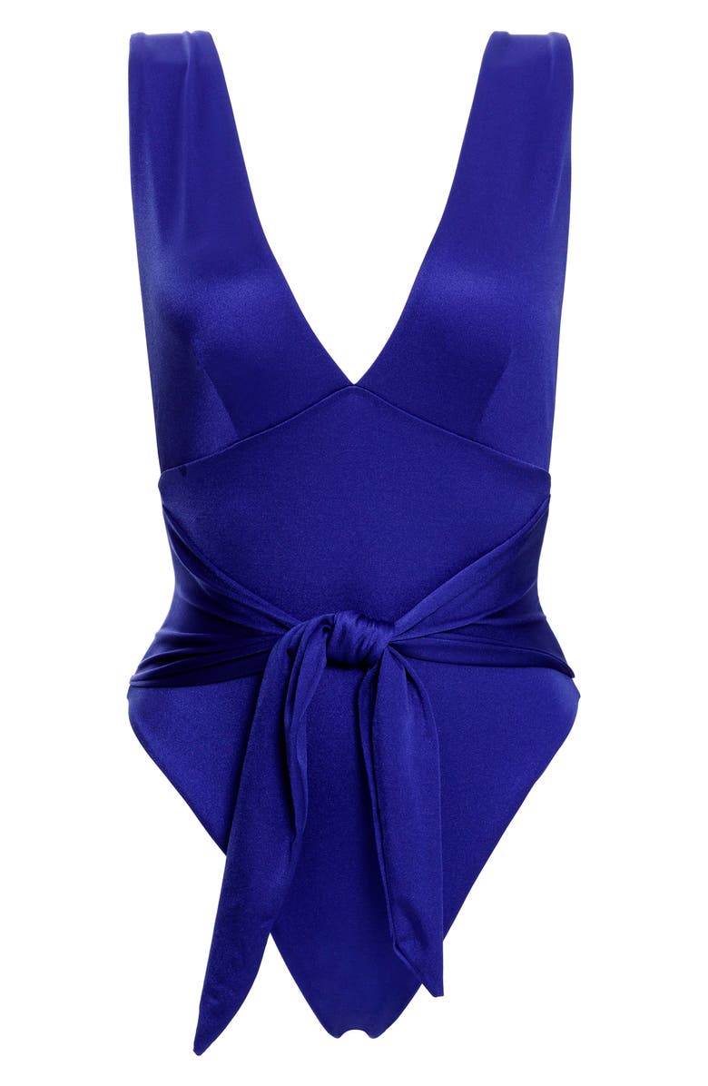 Agua Bendita Florentina Vessel One-Piece Swimsuit, Alternate, color,