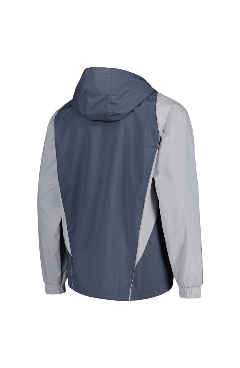 adidas Men's adidas Charcoal FC Dallas All-Weather Raglan Hoodie Full-Zip Jacket, Alternate, color,