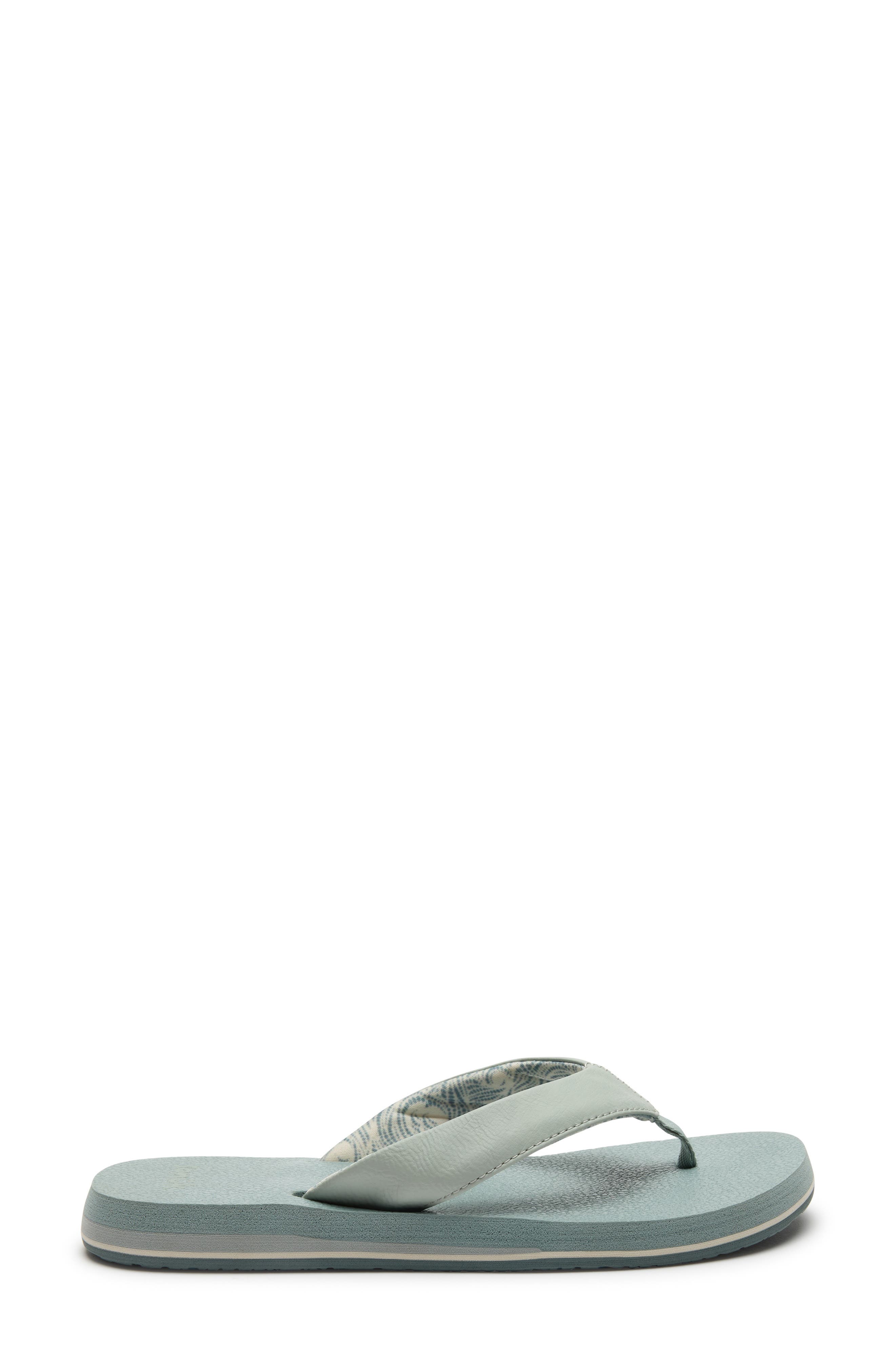 Sanuk Yoga Mat II Flip Flop, Alternate, color, Blue Sage