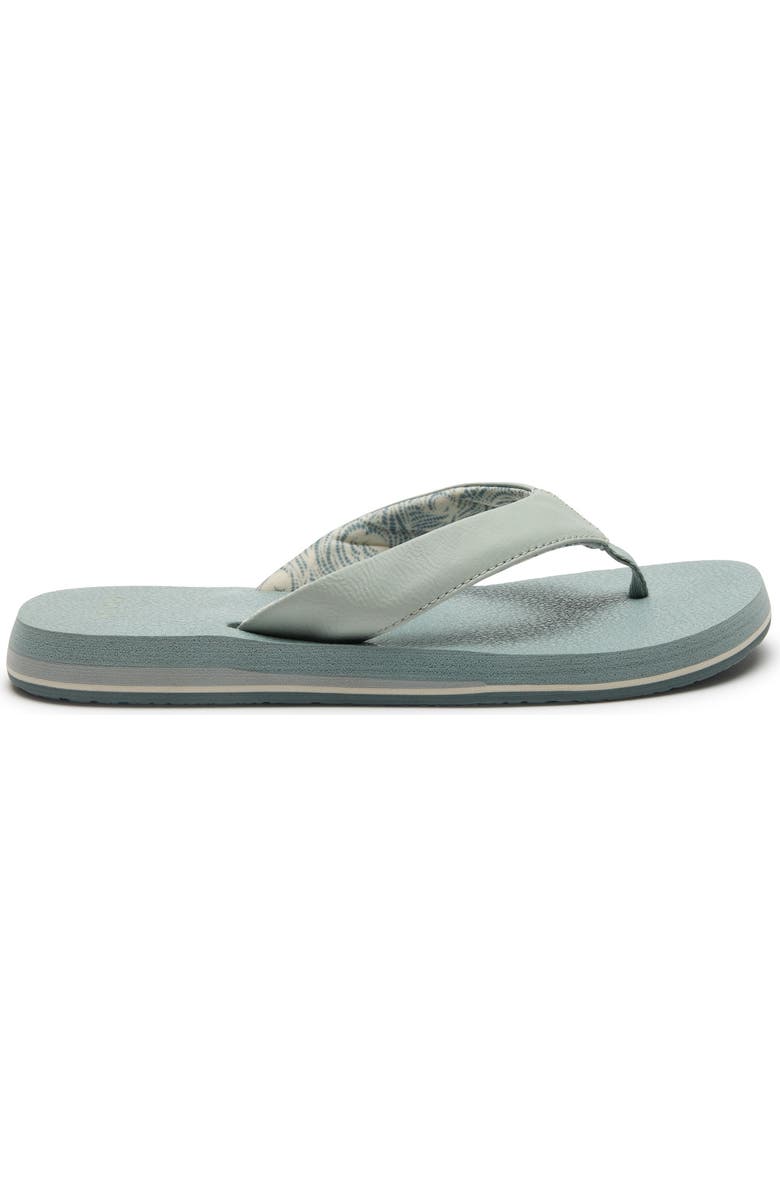 Sanuk Yoga Mat II Flip Flop, Alternate, color, Blue Sage