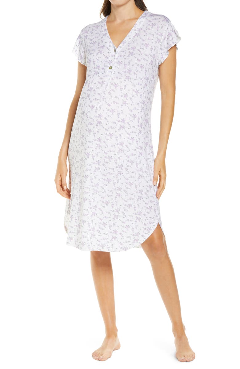 Belabumbum Lila Maternity/Nursing Nightgown, Main, color,