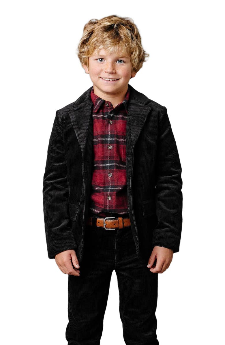 Hope & Henry Boys' Organic Flannel Shirt, Kids, Alternate, color,