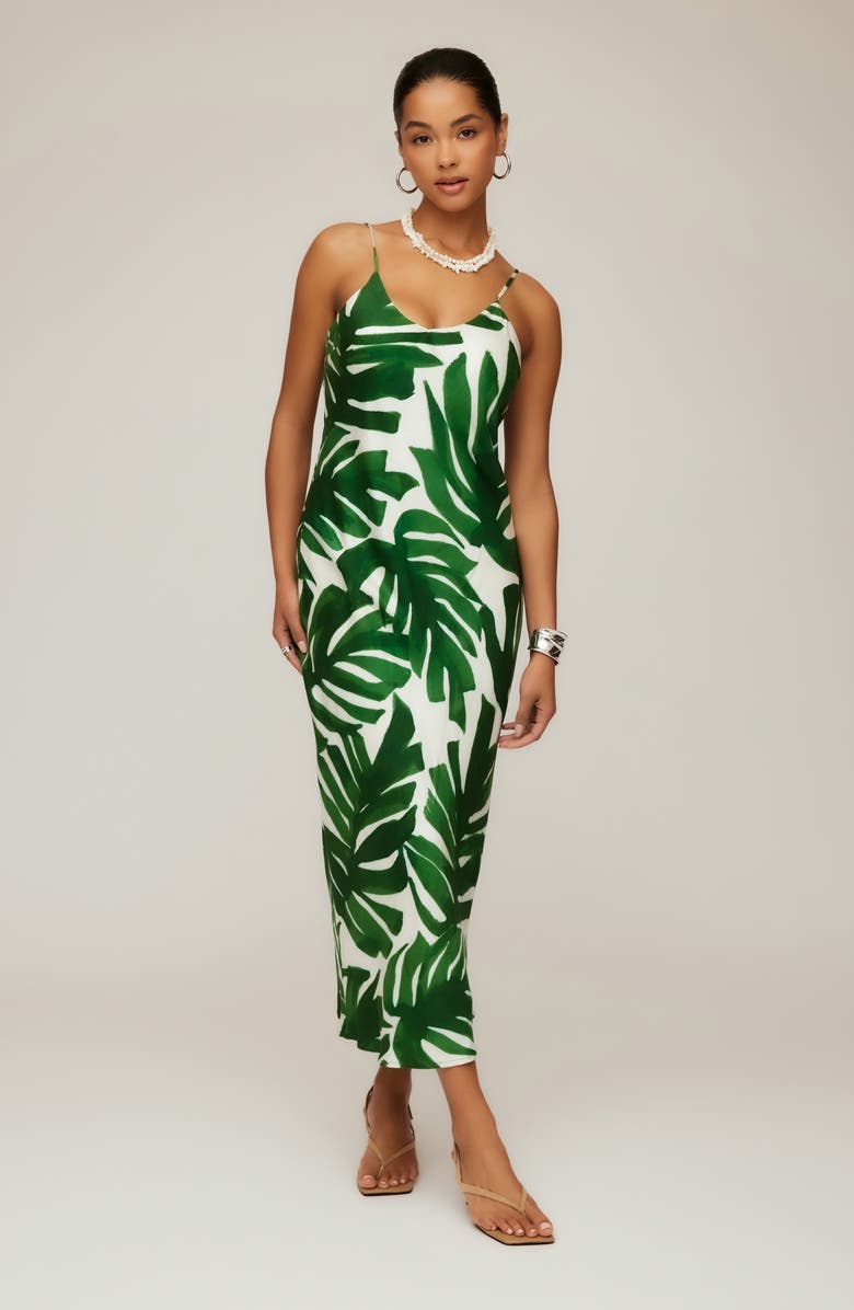 FIFTEEN TWENTY Carie Bias Slipdress, Alternate, color, Print