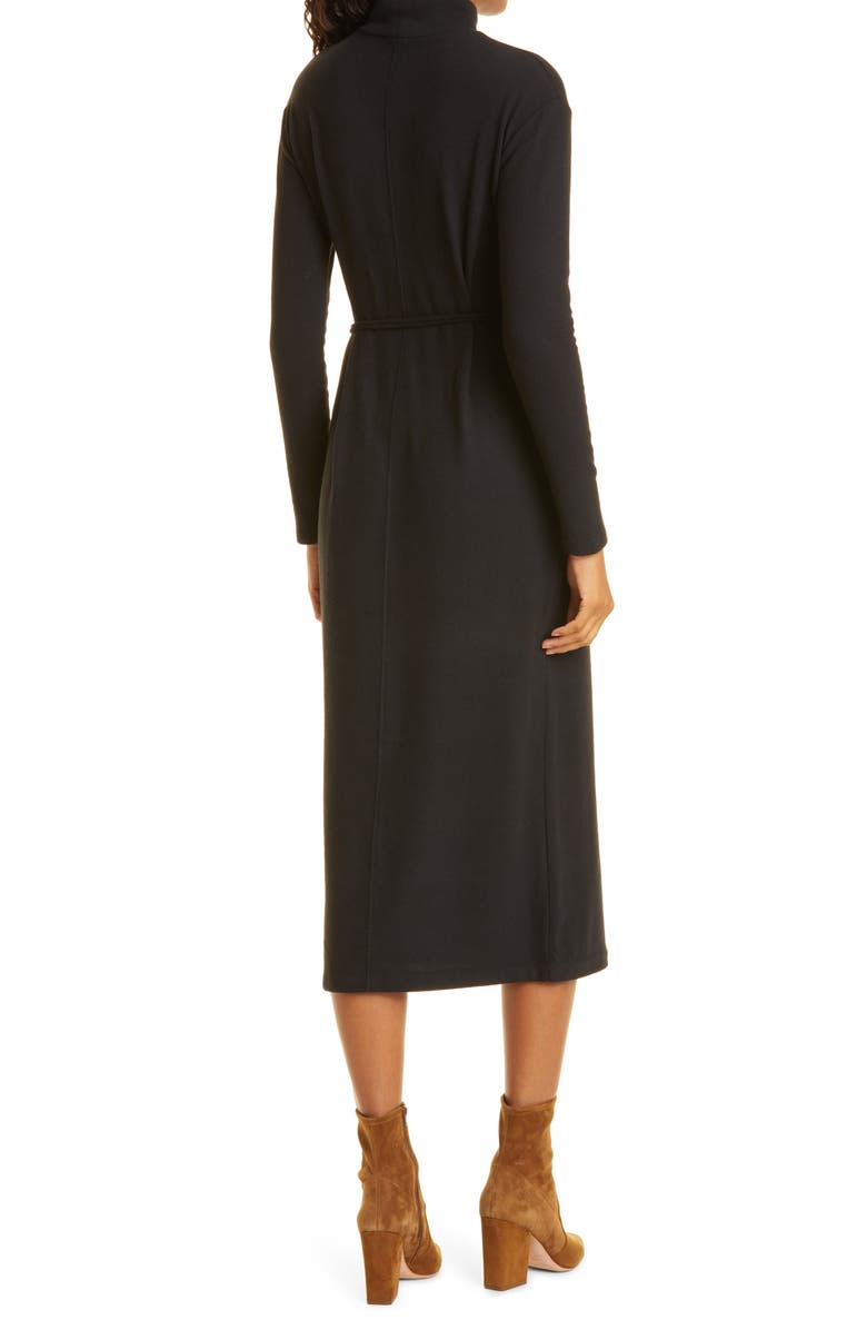 Vince Long Sleeve Mock Neck Knit Dress, Alternate, color,