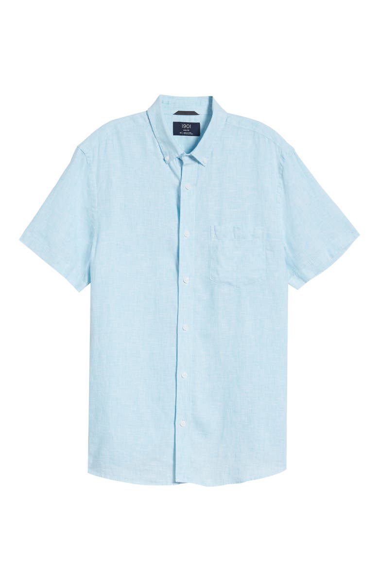 1901 Linen Slim Fit Shirt, Alternate, color,