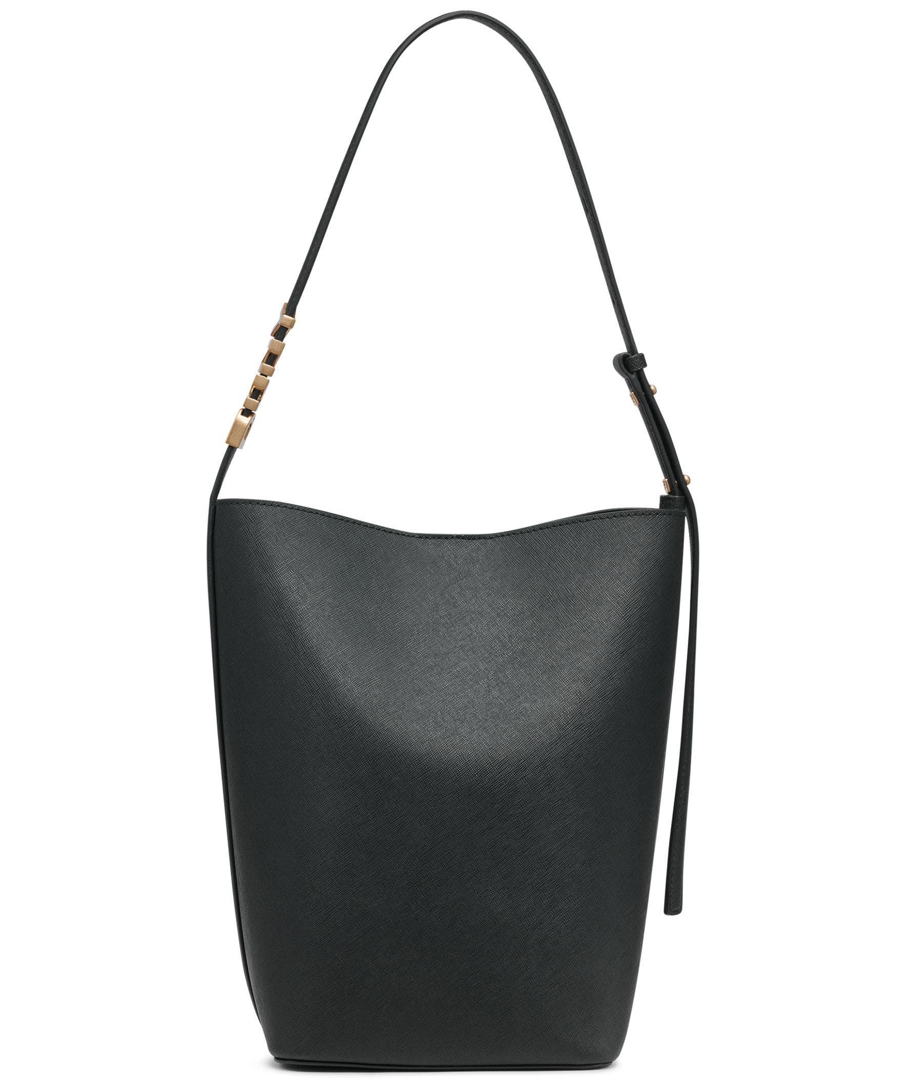 DKNY Avril Bucket Bag, Alternate, color, Black/Gold