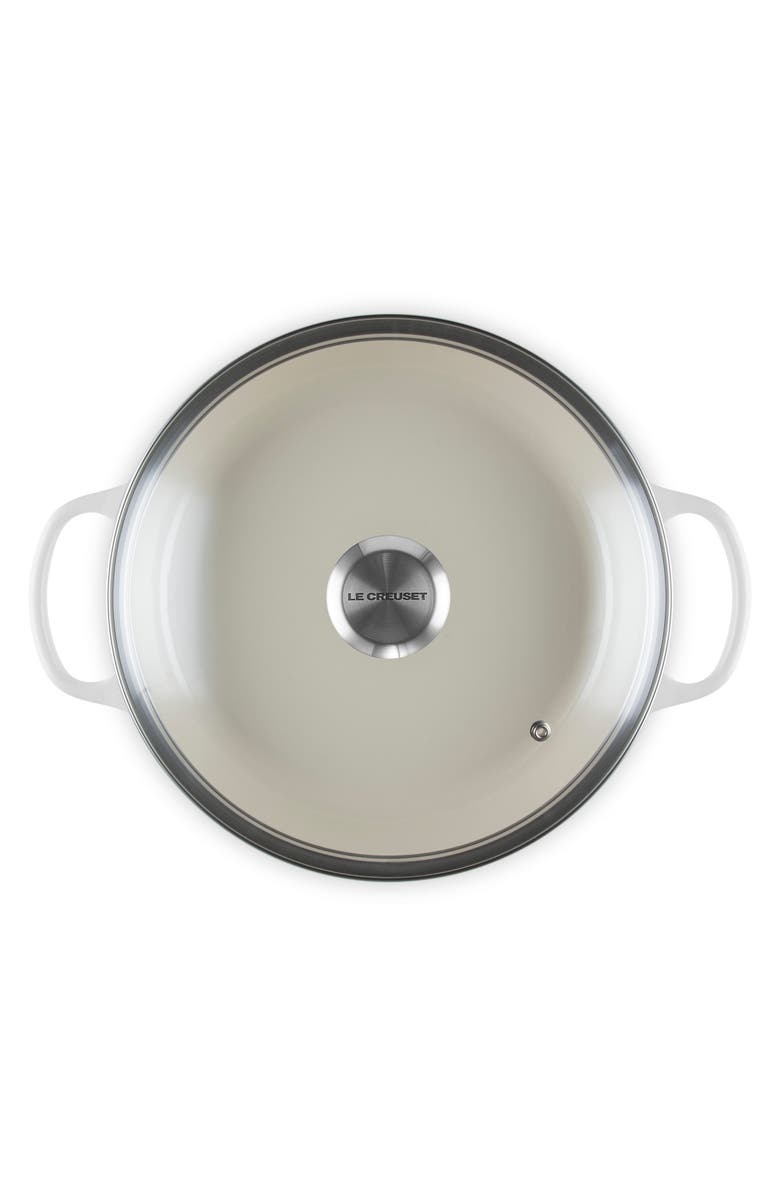 Le Creuset Signature 2.25-Quart Enameled Cast Iron Braiser, Alternate, color, White
