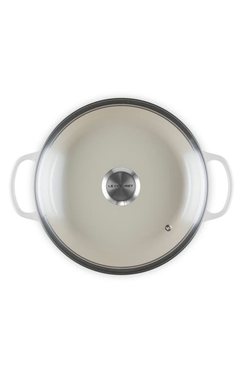 Le Creuset Enameled Cast Iron Signature Round 2.25-qt. Braiser With Glass Lid In White
