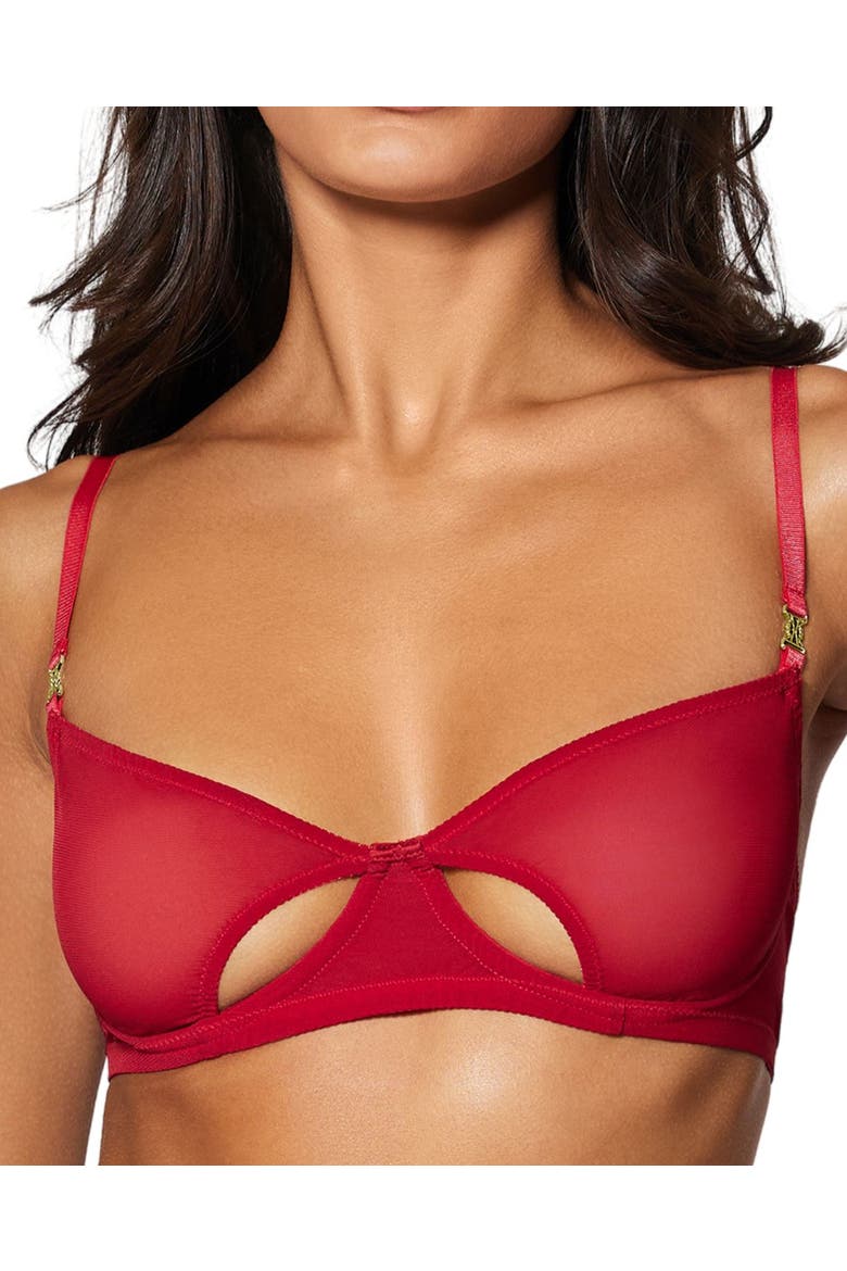 Brienne Balconette Bra, Main, color, Red