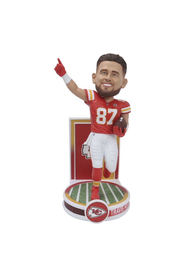 Travis Kelce (Kansas City Chiefs) Banner Series NFL Bobblehead, Main, color, Multi-Color