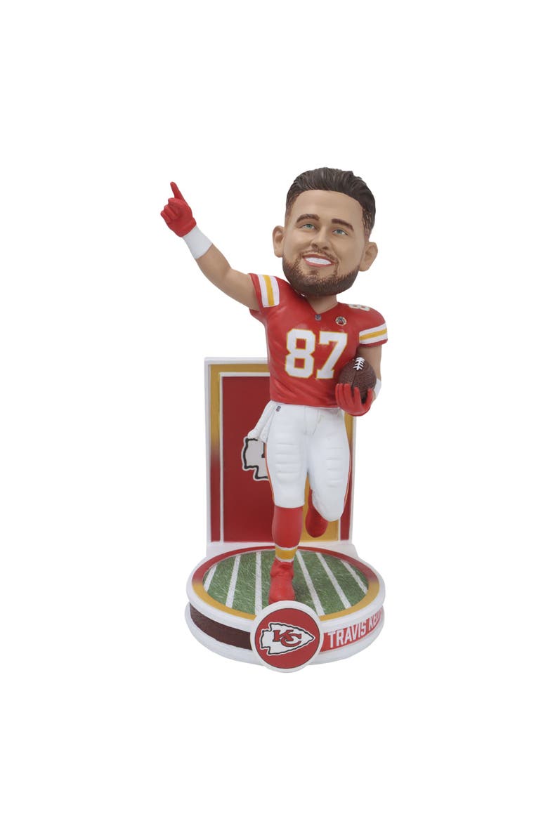 FOCO Travis Kelce (Kansas City Chiefs) Banner Series NFL Bobblehead, Main, color, Multi-Color
