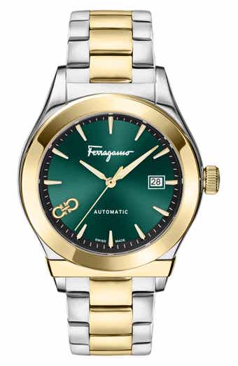 FERRAGAMO 1927 Automatic Two-Tone Bracelet Watch, 42mm