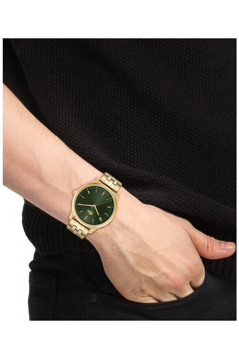 Libson Bracelet Watch, 42mm, Alternate, color, GREEN