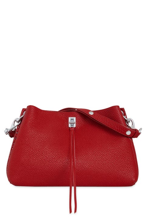 Darren East/West Leather Shoulder Bag