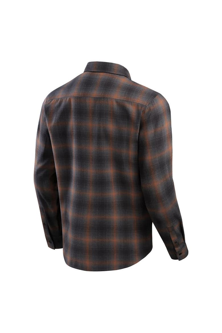 Men's Darius Rucker Collection by Fanatics Charcoal New York Jets Classic Flannel Long Sleeve Button-Up Shirt, Alternate, color, Charcoal
