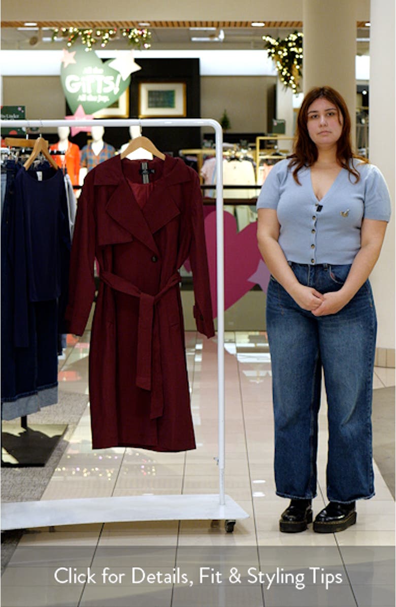 Cotton Blend Trench Coat, sales video thumbnail