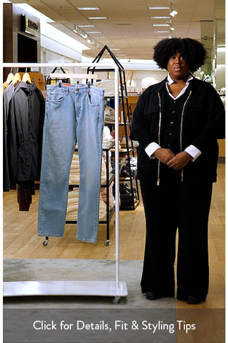 Slim Straight Stretch Denim Jeans video
