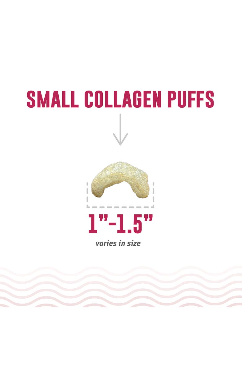 ICELANDIC+ Collagen Puffs Baked Beef Collagen With Lamb Marrow 0.5Oz Bag, Alternate, color,