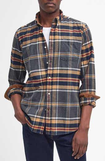 Ronan Tailored Fit Check Button-Down Shirt