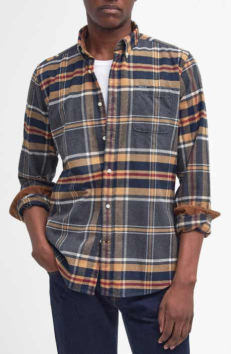 Ronan Tailored Fit Check Button-Down Shirt