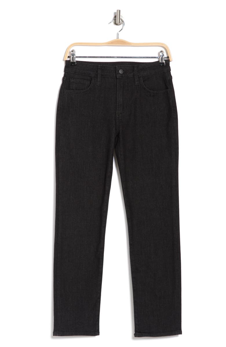 Joe's Mid Rise Straight Leg Ankle Jeans, Alternate, color, Black Rinse