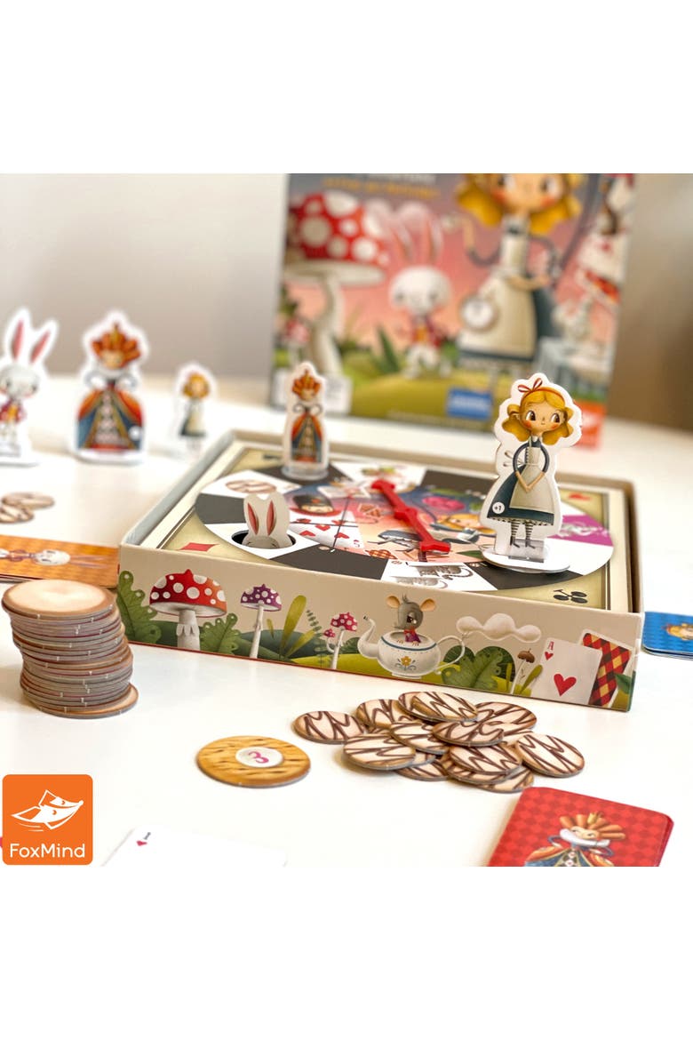 Alice's Adventures In Wonderland Board Game, Alternate, color, Multicolored