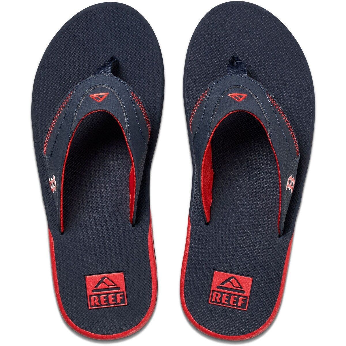 Reef Men's REEF Boston Red Sox Fanning Bottle Opener Sandals, Alternate, color, 