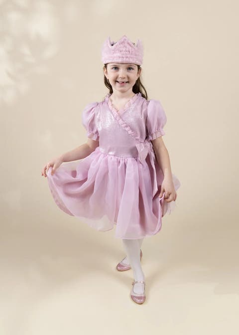 Dream Princess Dress with Crown Play Costume