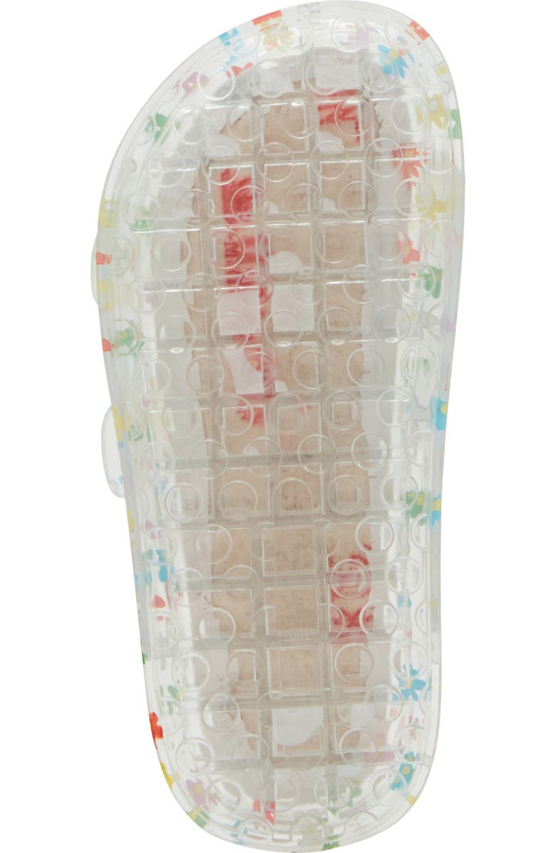 Steve Madden JLolli Glitter Rainbow Jelly Sandal, Alternate, color, Floral Multi