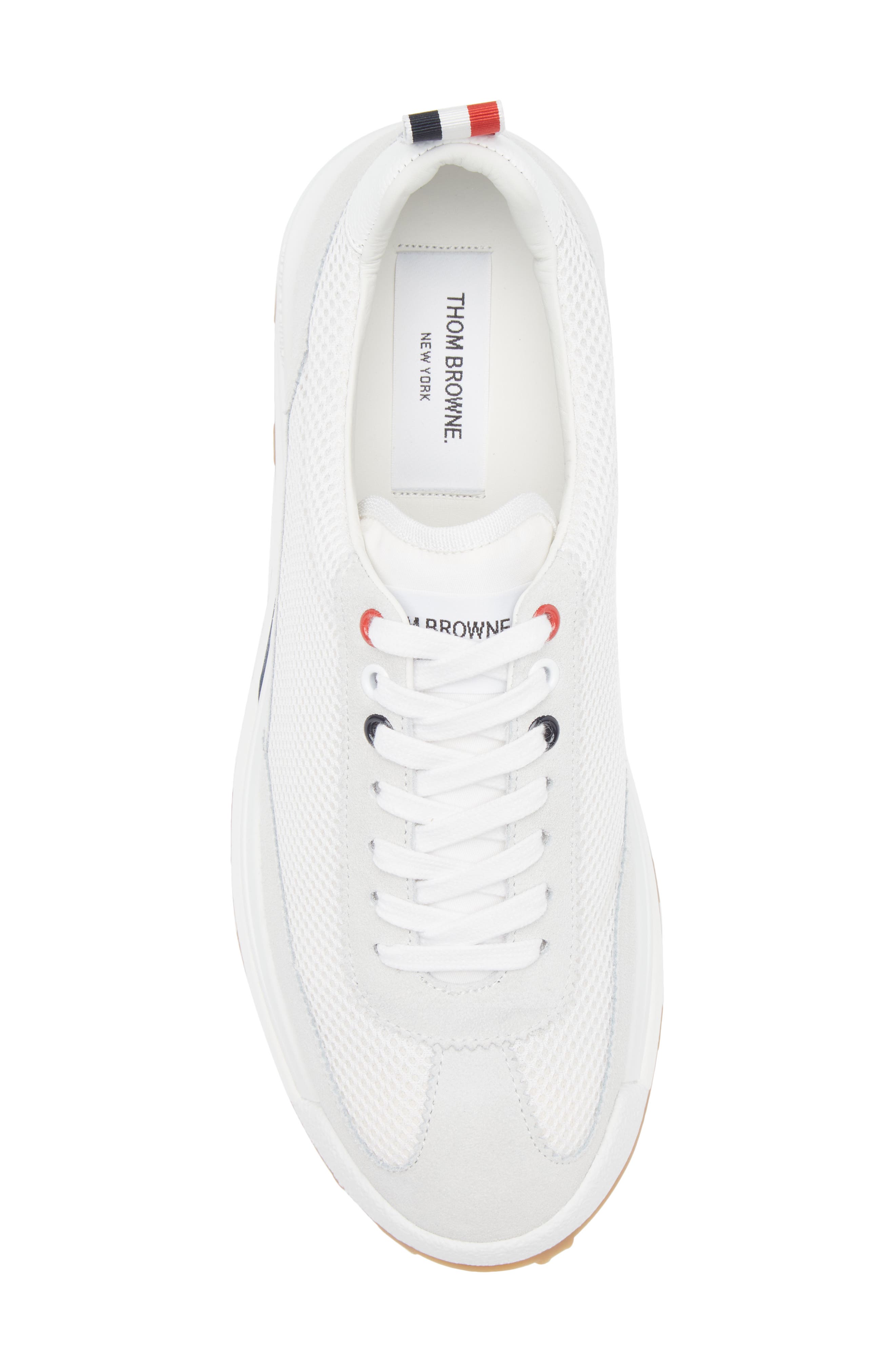 Thom Browne Tech Runner Sneaker, Alternate, color, White