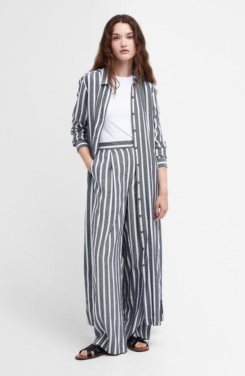 Barbour Annalise Stripe Long Sleeve Shirtdress, Alternate, color,