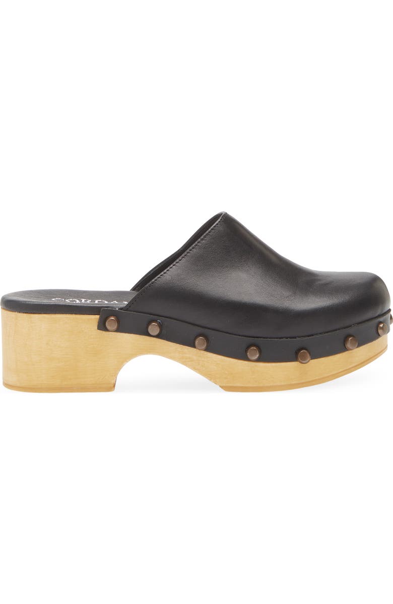 Cordani Wilka Platform Mule, Alternate, color, Black Leather