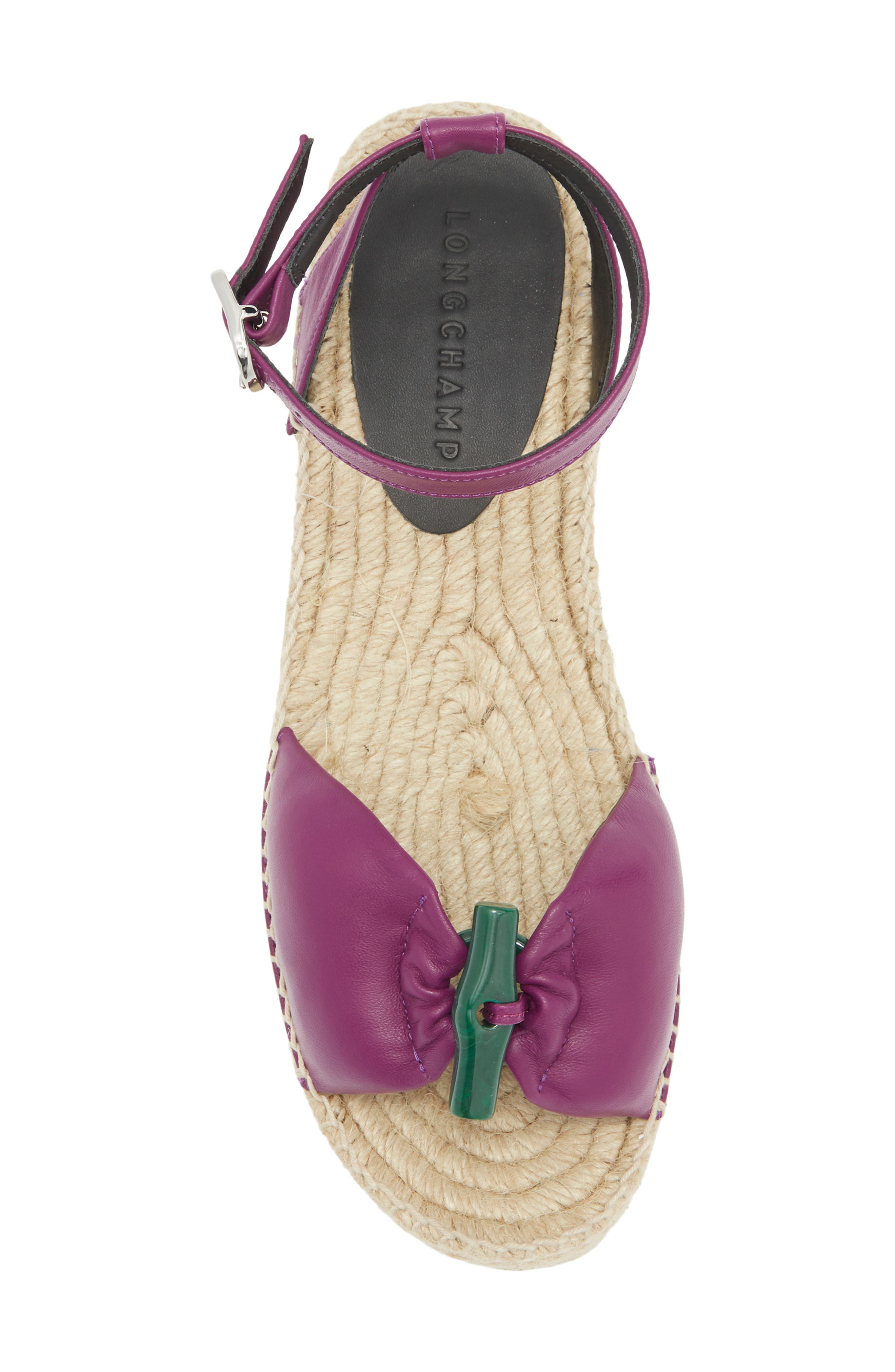 Platform Espadrille Sandal, Alternate, color, VIOLET