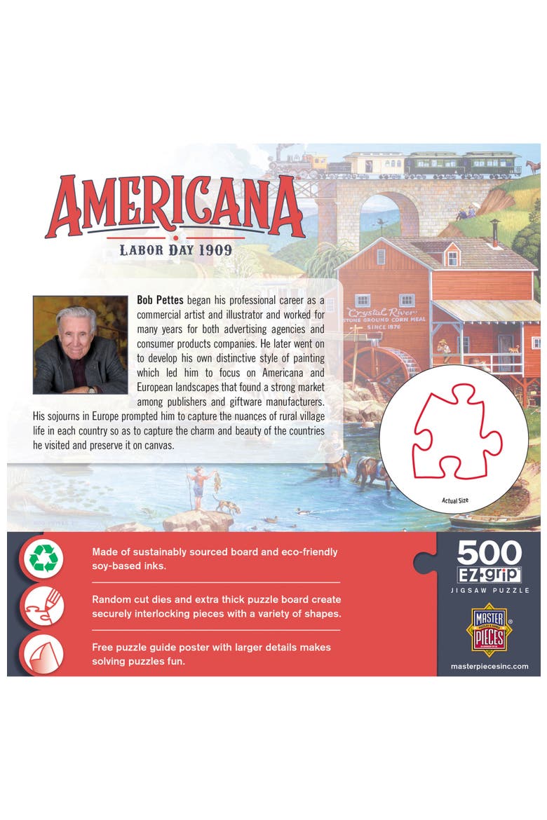 Labor Day 1909 500 Piece Jigsaw Puzzle, Alternate, color, Multicolor