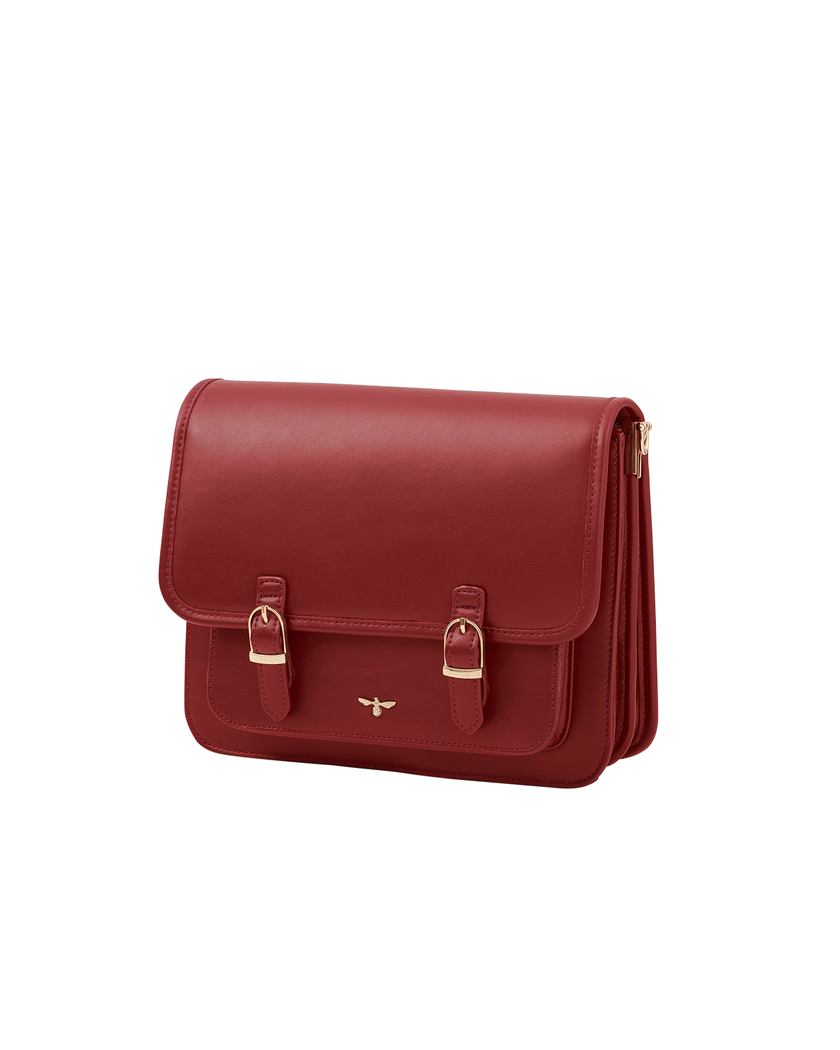 Fable England Wonderland Satchel, Alternate, color, Cherry Red