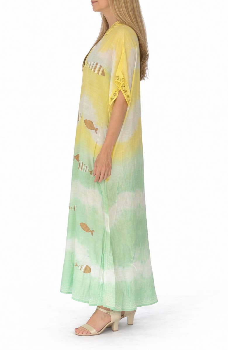 RANEES <p>Cotton Cover-Up</p>, Alternate, color, Yellow