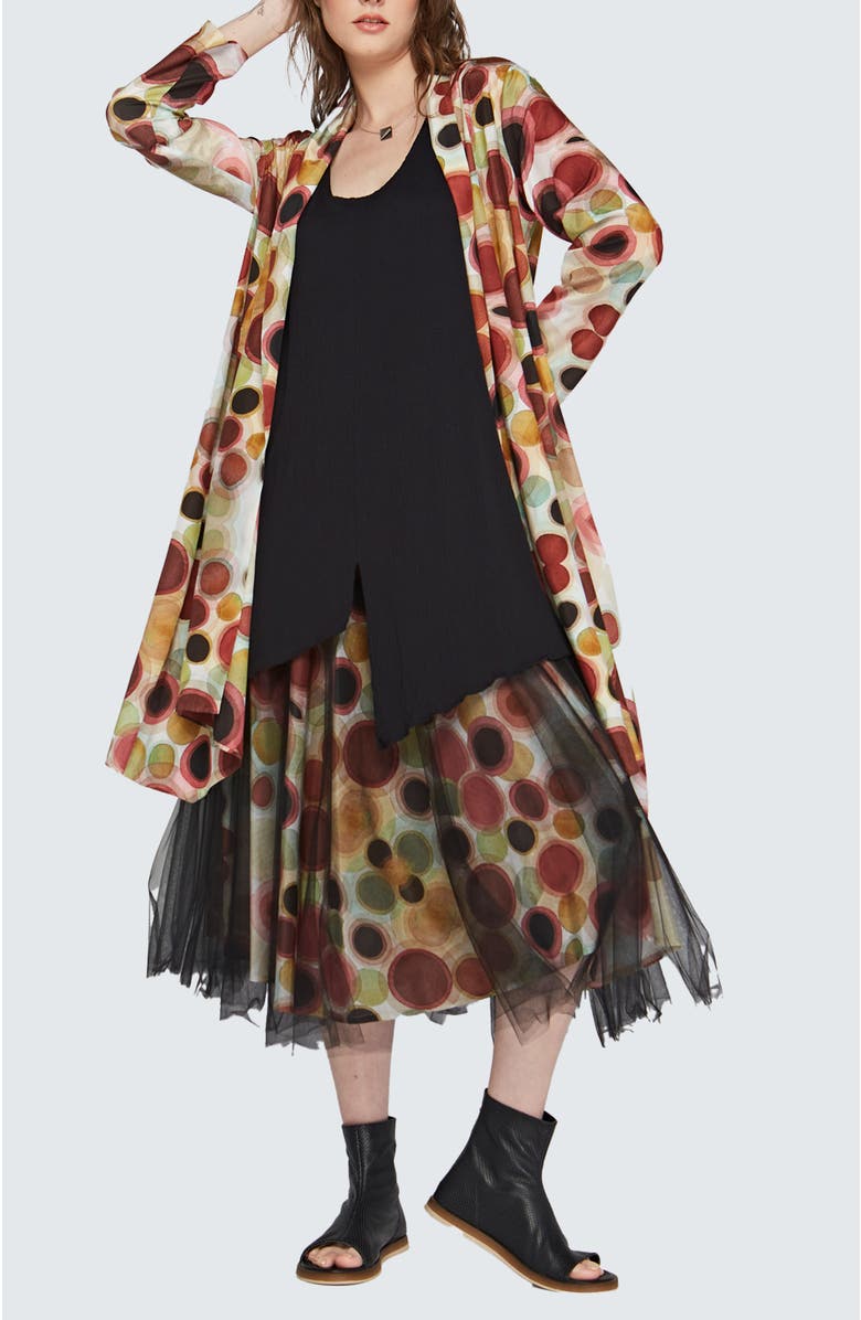 LUUKAA Thorne Wrinkled Viscose Jersey Top, Alternate, color, Black